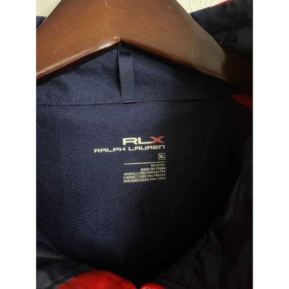 Ralph Lauren RLX Windbreaker Jacket XL Red US Open 2012 Logo Volunteer Mens - Picture 3 of 15